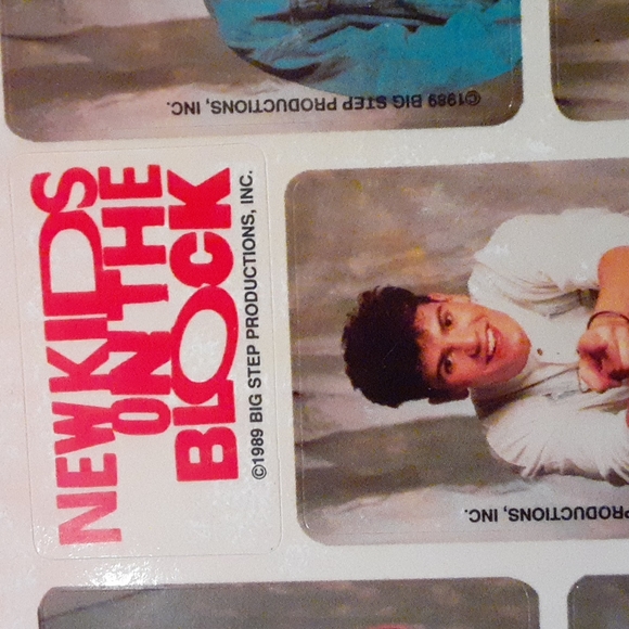 1989 vintage New Kids on The Block stickers - Picture 2 of 4